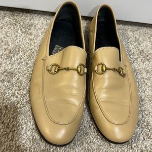 Gucci loafers in camel and gold size 8.5